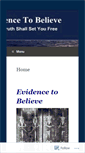 Mobile Screenshot of evidencetobelieve.net